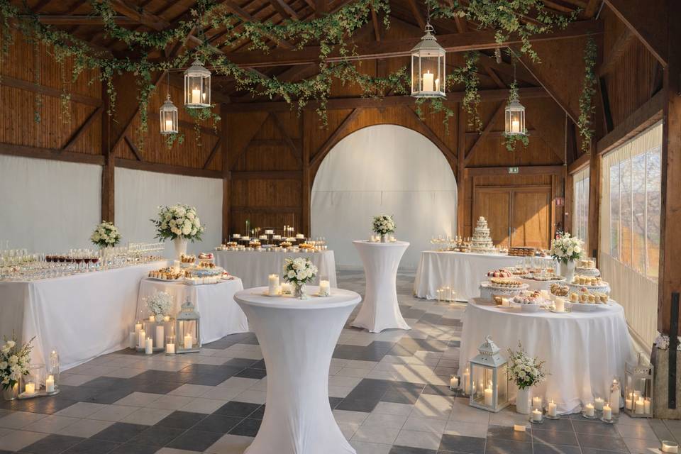 Salle d'été - Vin d'honneur