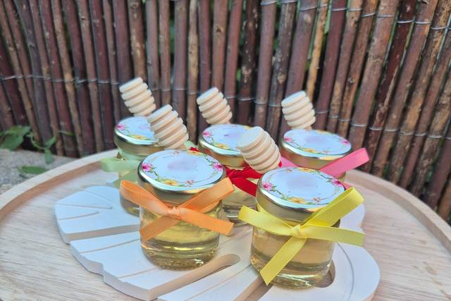 Mini pots de miel personnalisé