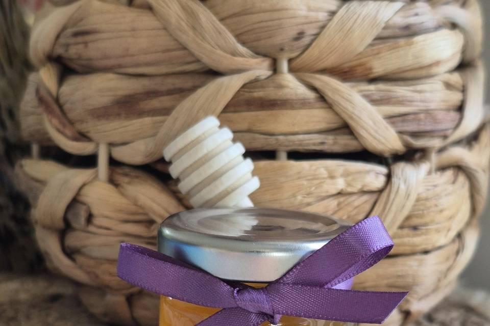 Mini pot de miel personnalisé