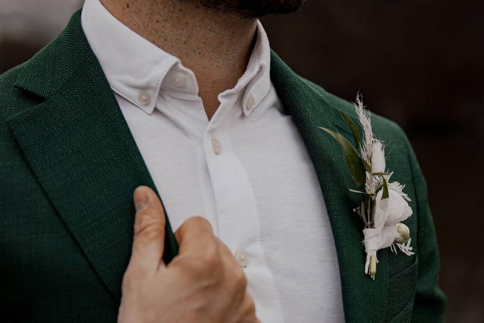 Boutonnière marié