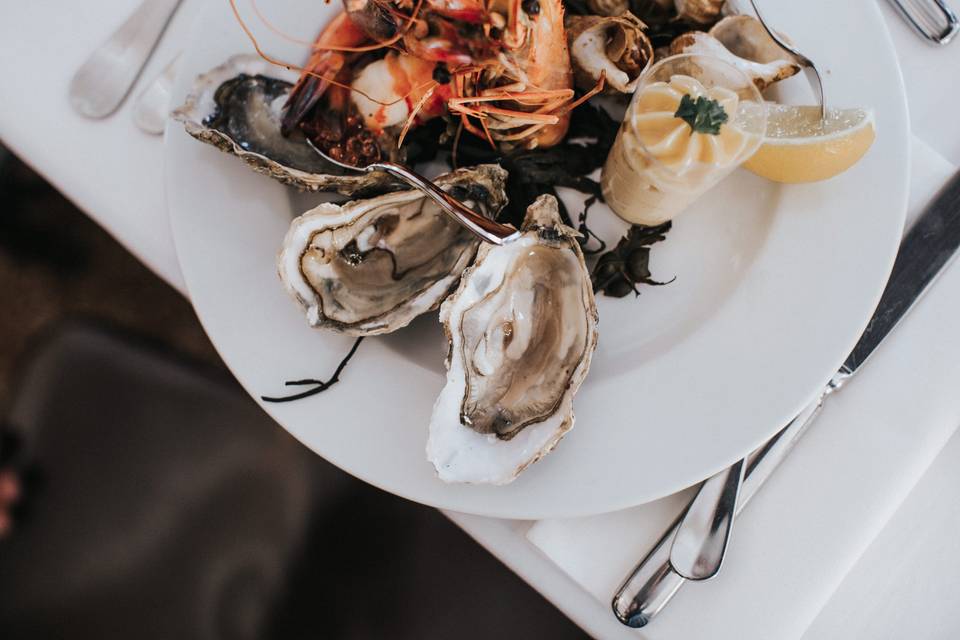 Assiette de fruit de mer