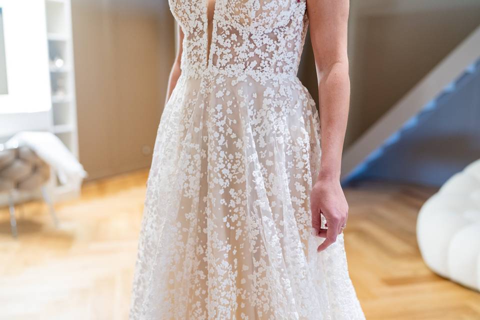 Robe dentelle