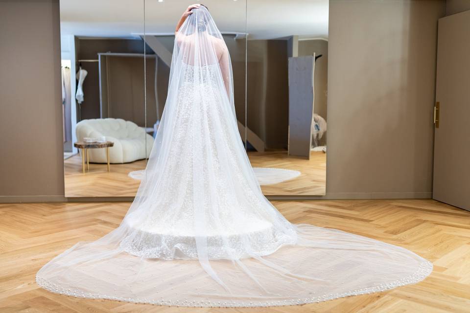 Traîne dentelle