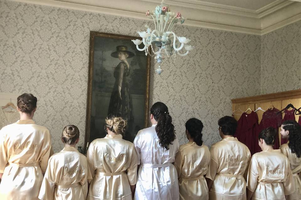 Coiffure mariée et invitées