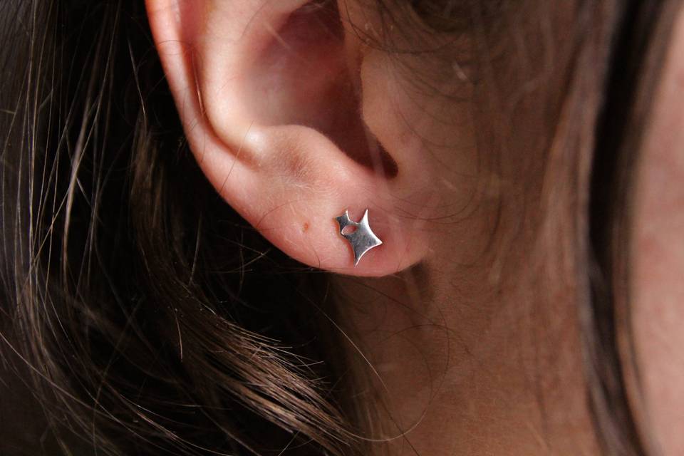 Boucles d'oreille étoiles