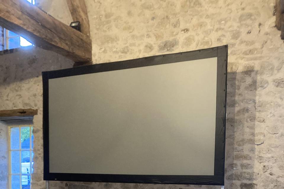 Écran rétro projection