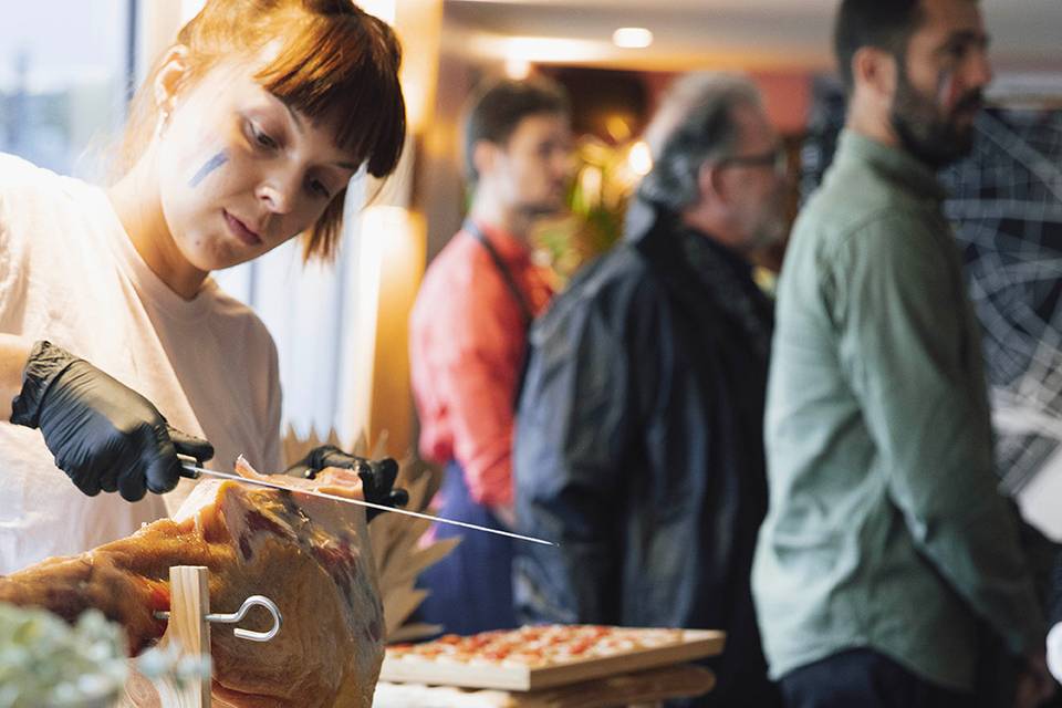 Atelier découpe de Jambon