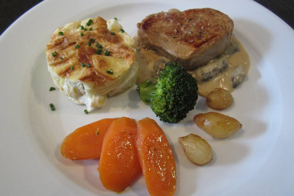 Filet mignon de veau morilles