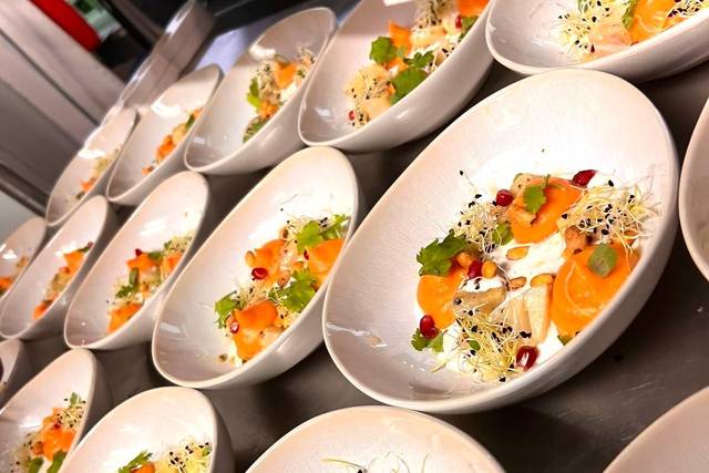 Ceviche de bar et patate douce