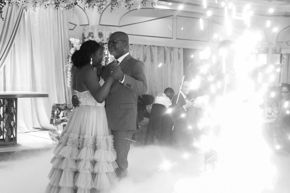 La mariée et son époux