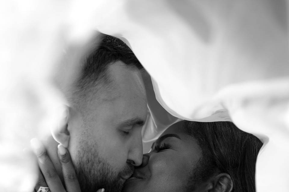 Couple sous le voile