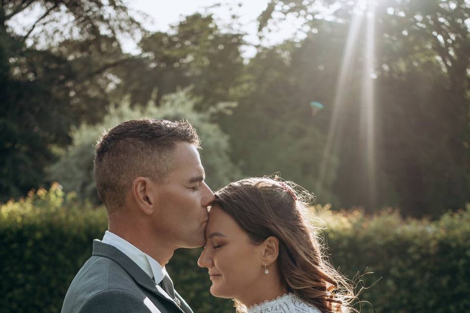 Couple avec le soleil