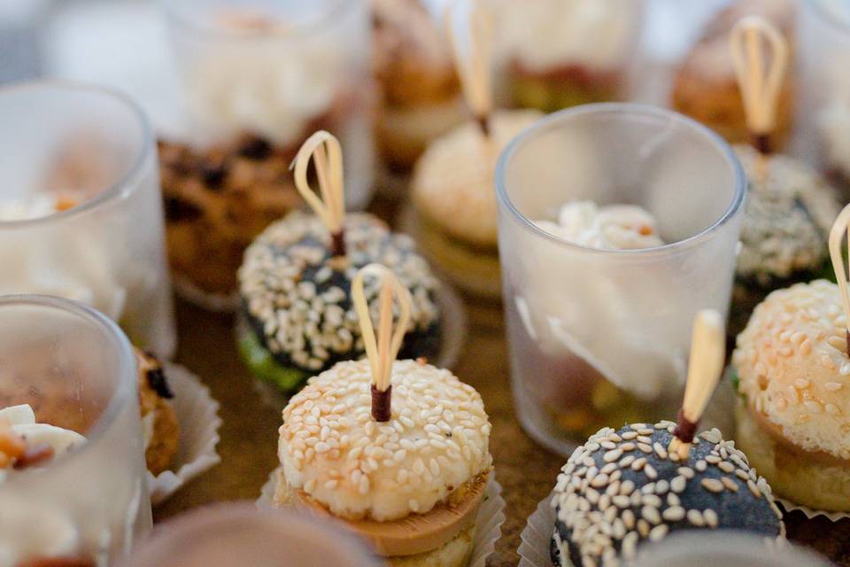 Mini burger - pièce cocktail