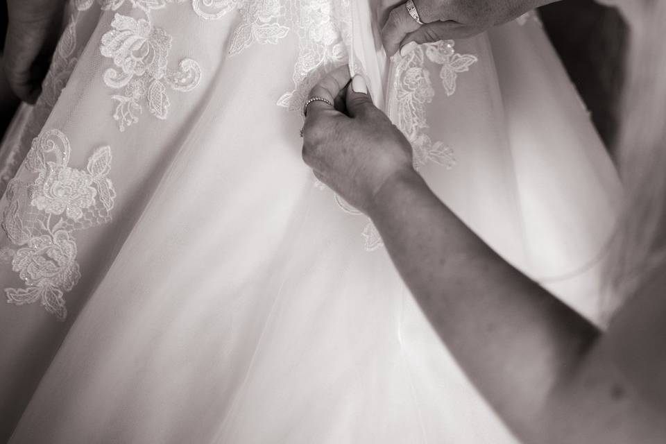 Préparatifs de la mariée