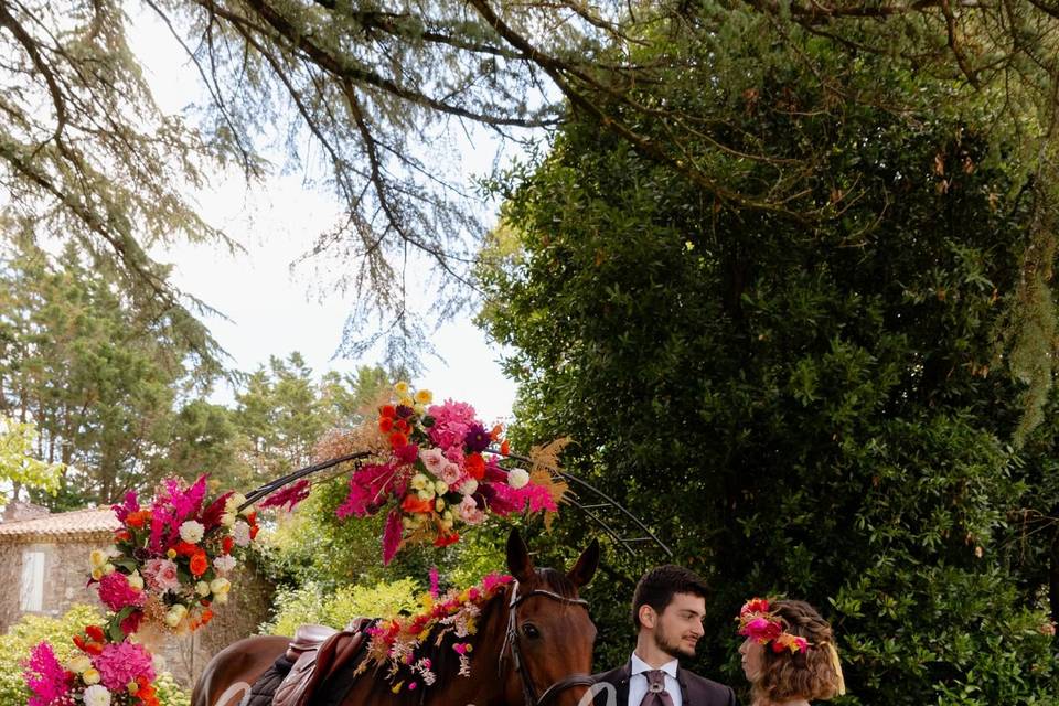 Mariage Cheval d'un jour