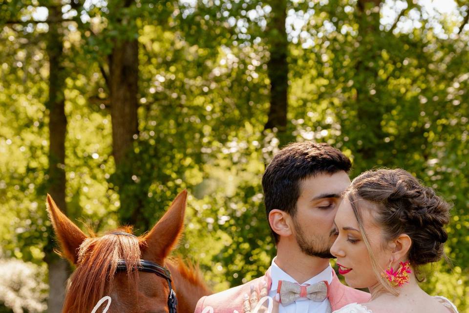 Mariage Cheval d'un jour