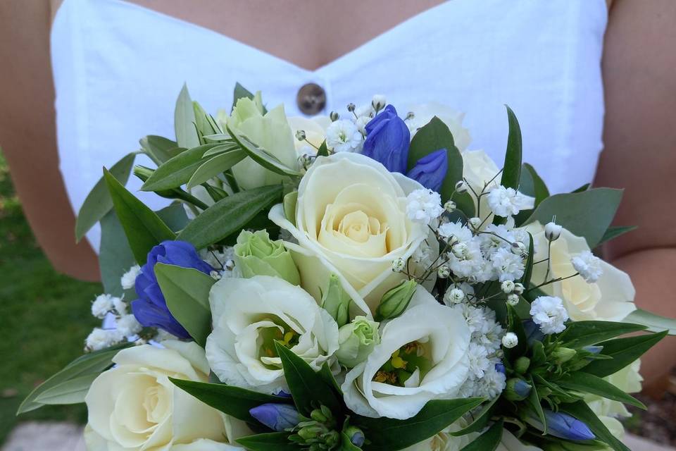 Bouquet de mariée rond