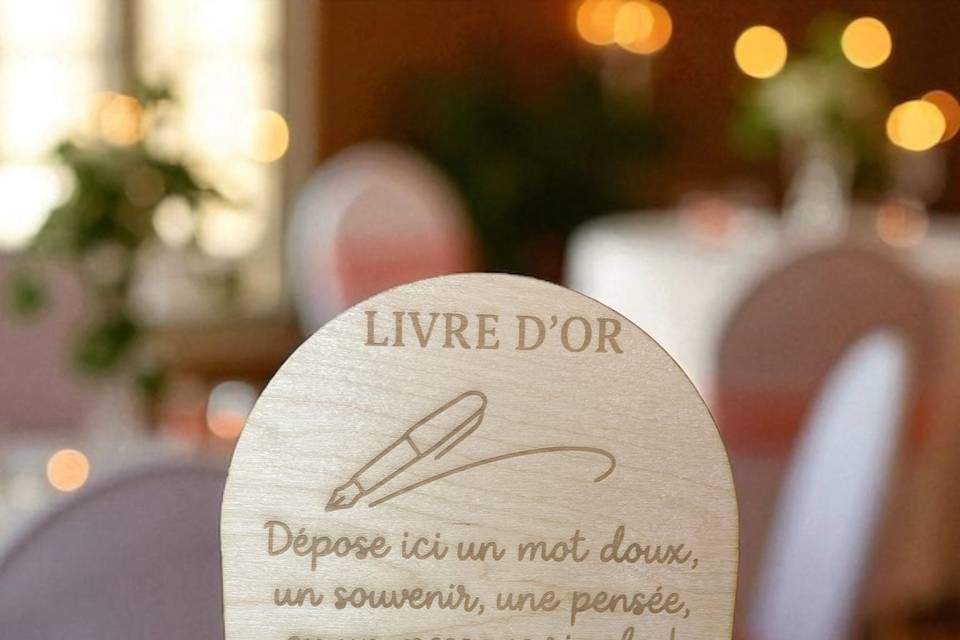 Pancarte en bois