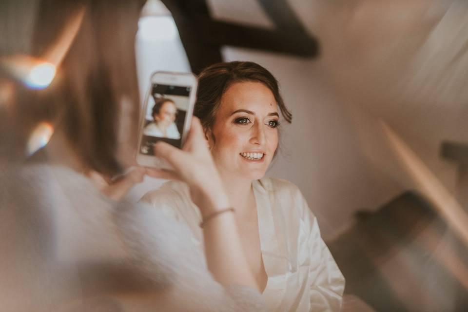 Maquillage et coiffure mariée