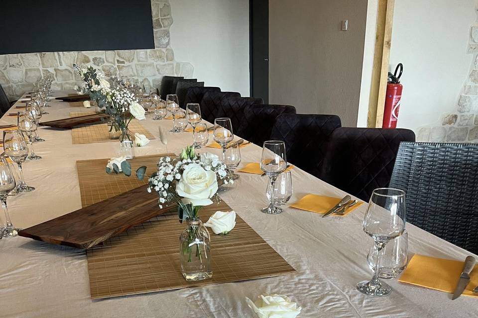 Décoration table invités
