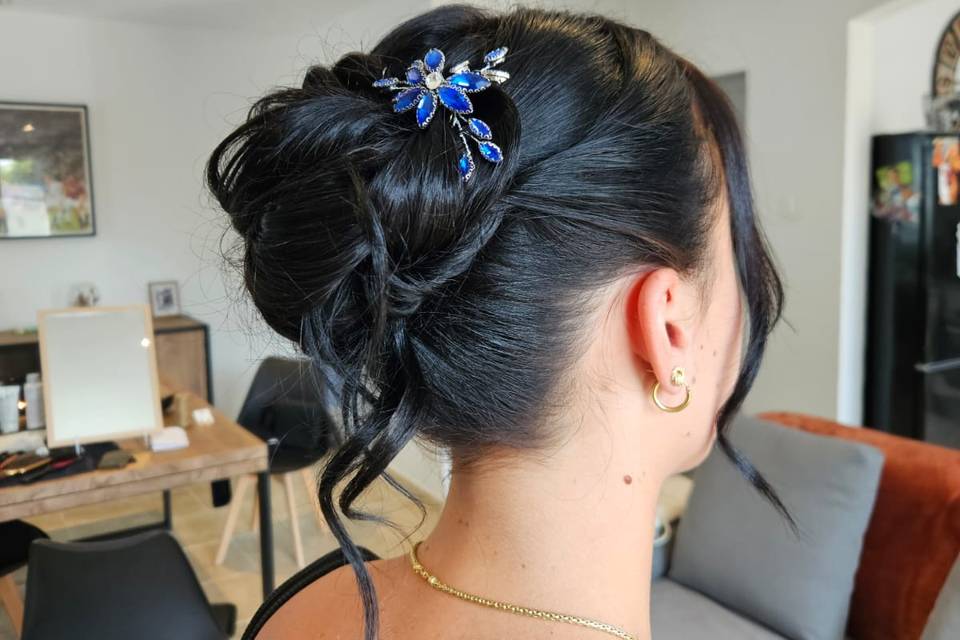 Chignon haut