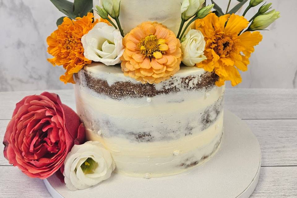Wedding cake floral