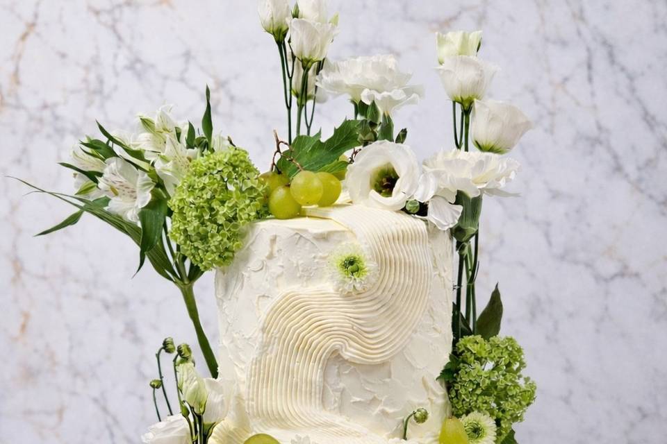 Wedding cake verde