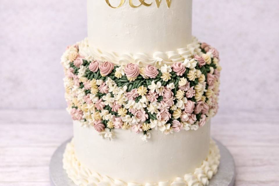 Wedding cake romantique