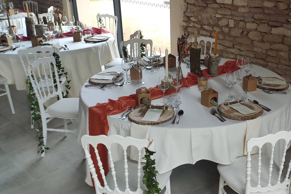 Table décorée