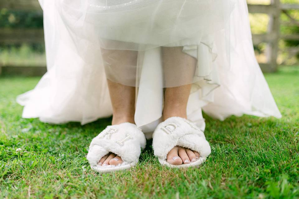 Pantoufle de la mariée
