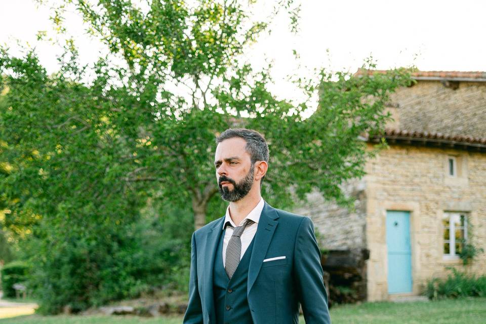 Séance portrait du marié