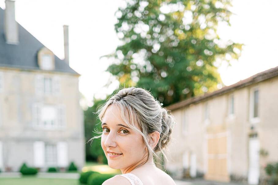 Séance portrait de la mariée