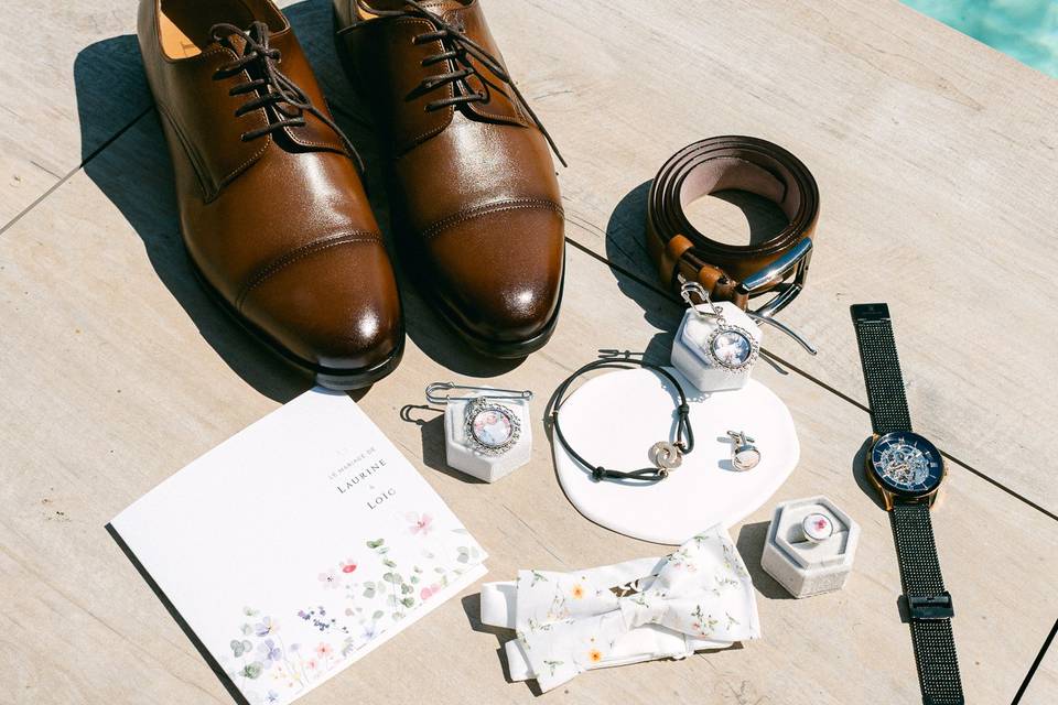 Accessoires du marié