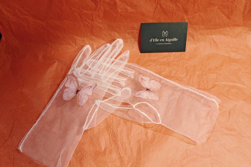Gants court à personnaliser