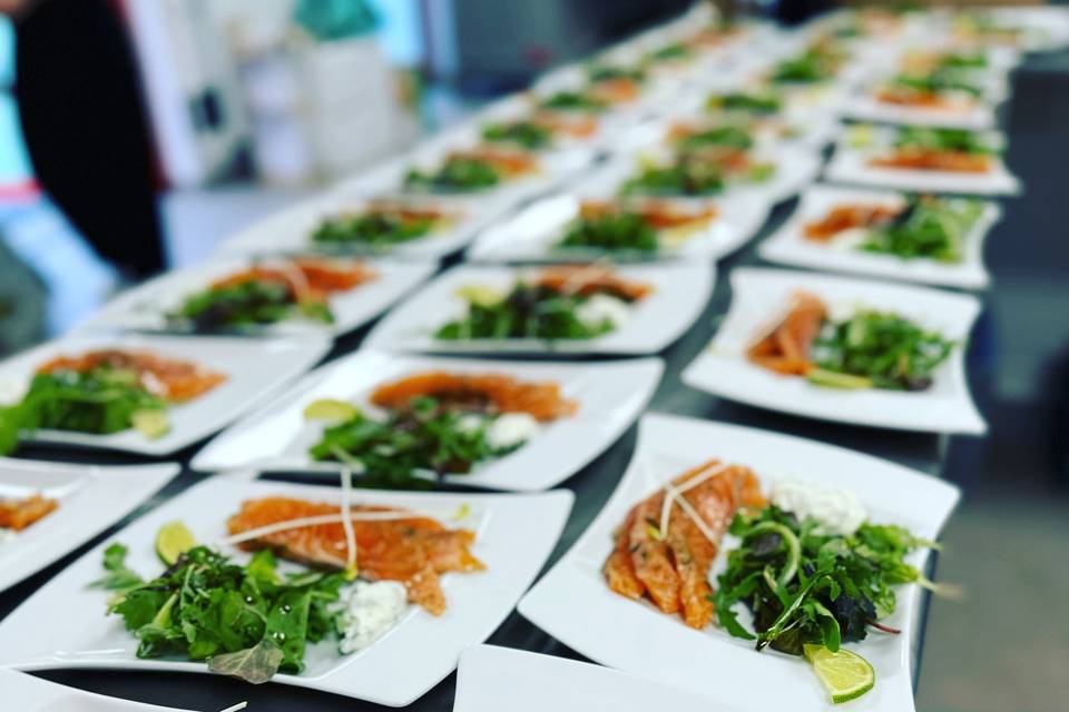 Gravlax de saumon