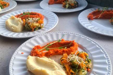 Assiette vegan
