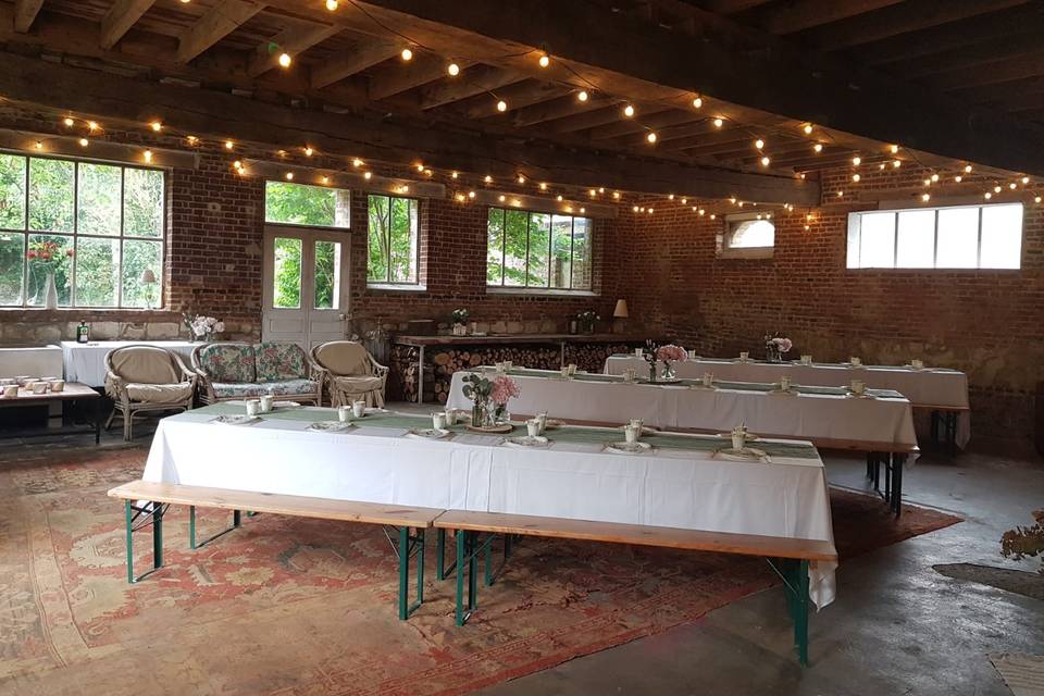 Salle champêtre Repas