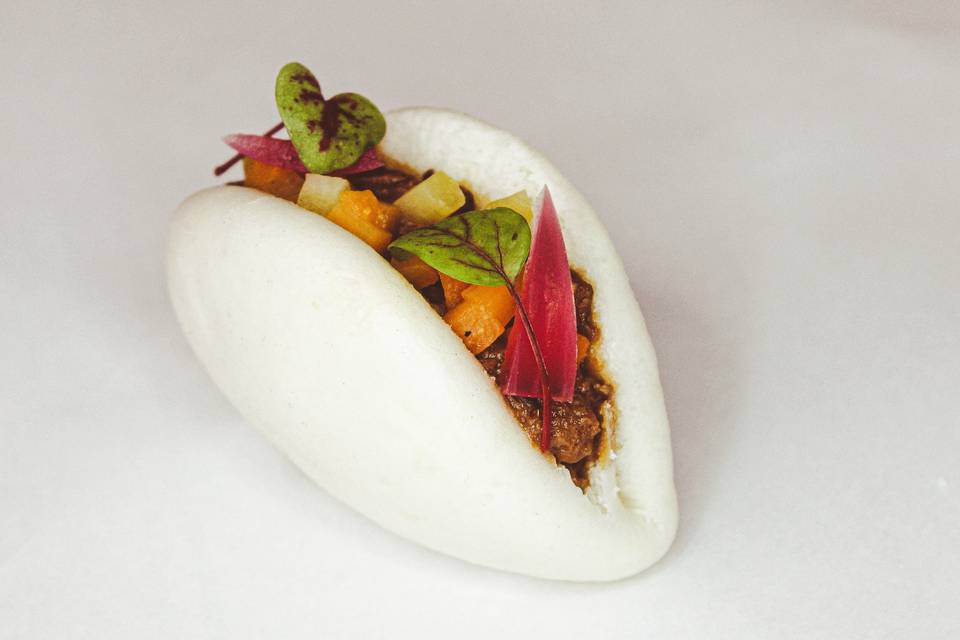 Bao pulled chicken