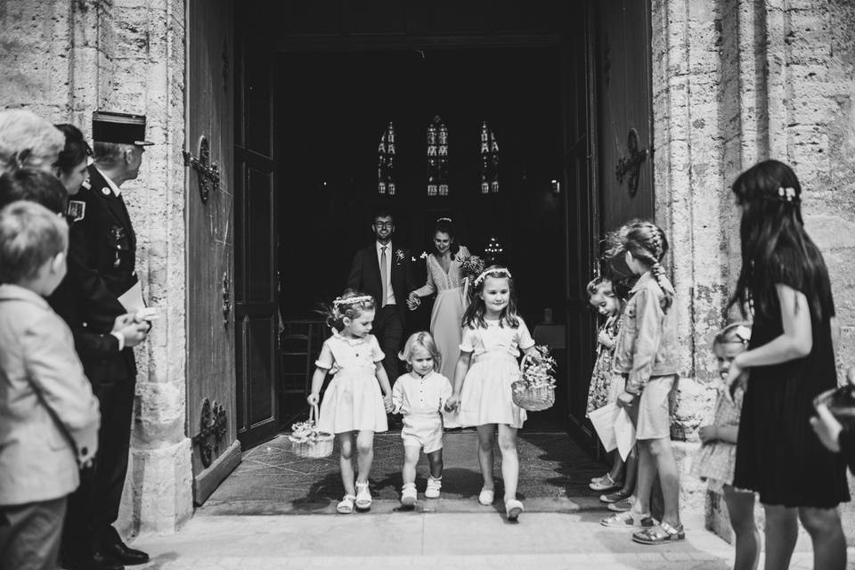 Sortie d'église nimes