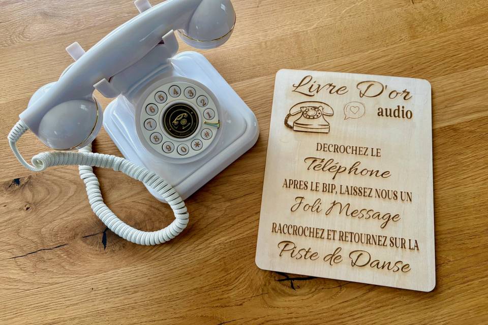 Livre d'Or Audio (blanc)