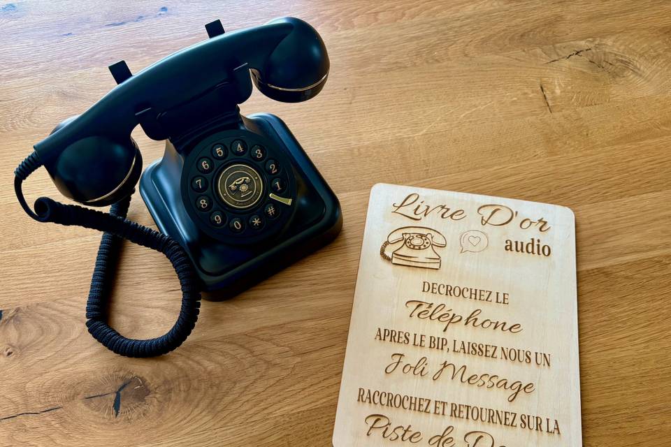 Livre d'Or Audio (noir)