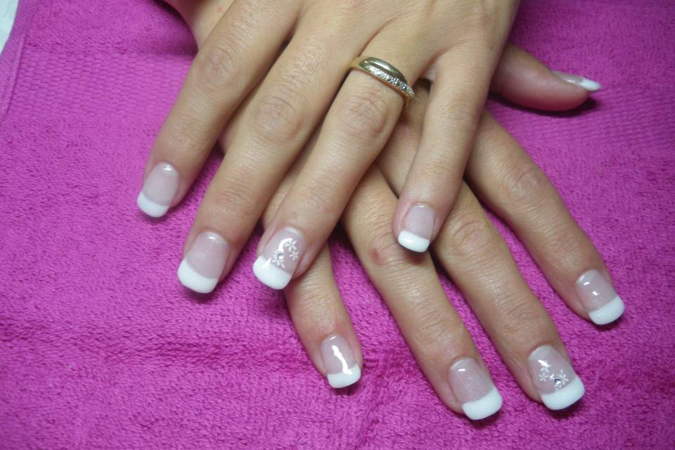 Pose au gel sur ongles naturel