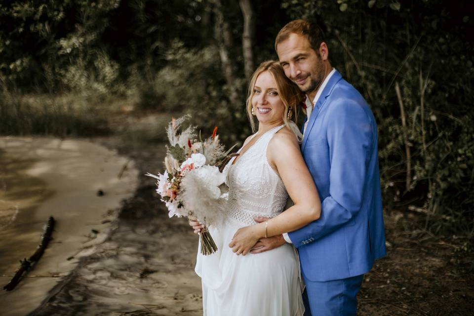 Mariage au lac de Cazaux