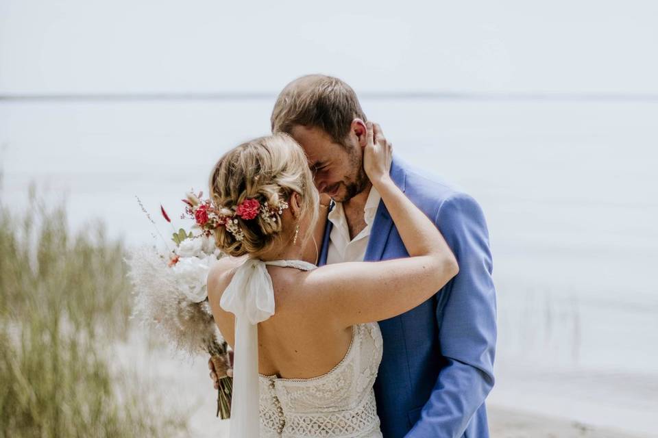 Mariage au lac de Cazaux