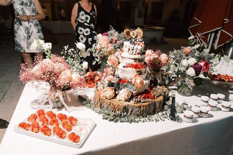 Présentation wedding cake