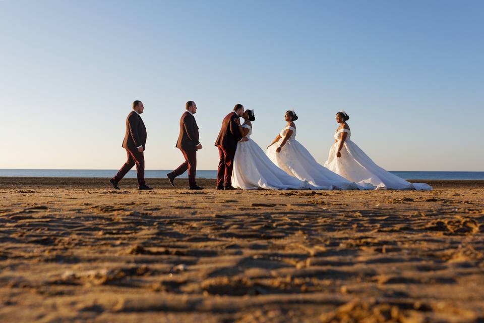 Photo couple à la mer