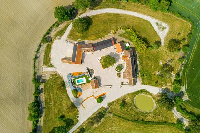 Domaine  vue du ciel