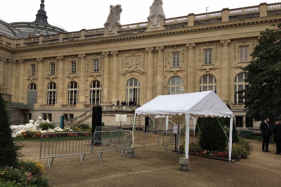 Accueil invités, Grand Palais