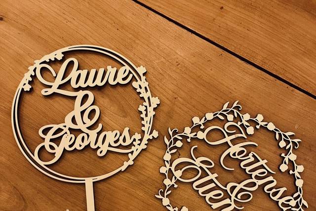 Cake topper personnalisé