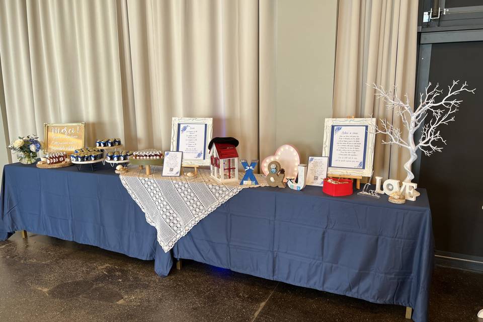 Table cadeaux des invités